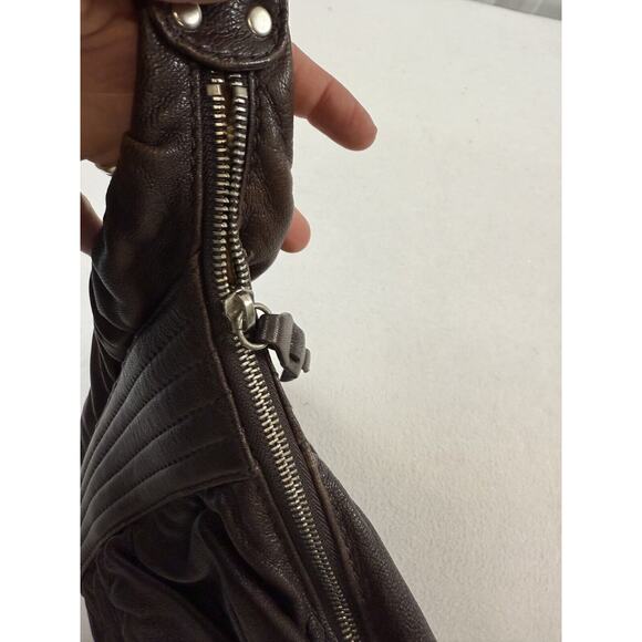 STUART WEITZMAN Brown Medium Hobo Shoulder Handbag‎ - Picture 5 of 10